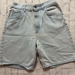 Vintage Lee Light Wash Jean Denim Shorts